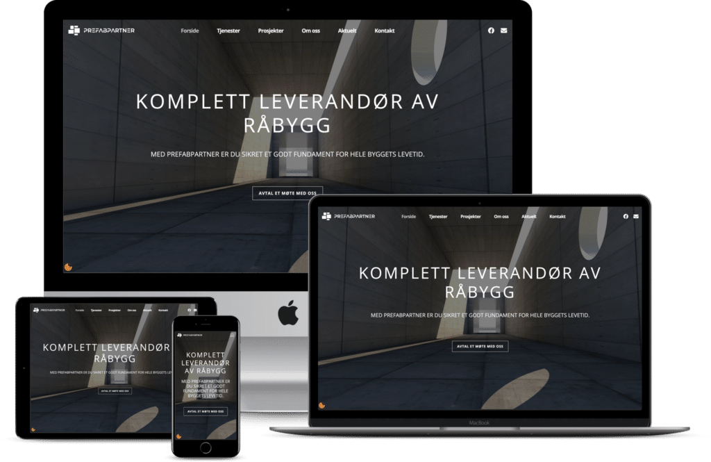 Prefab-partner 1 nettsidenettbutikk